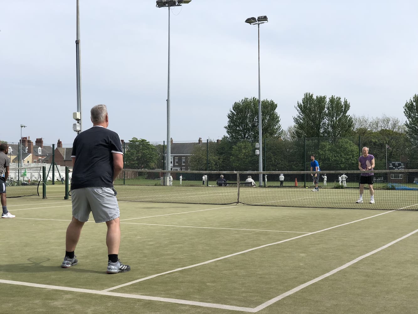 Members from South Shields Tennis Club